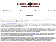 Tablet Screenshot of neuralideas.com